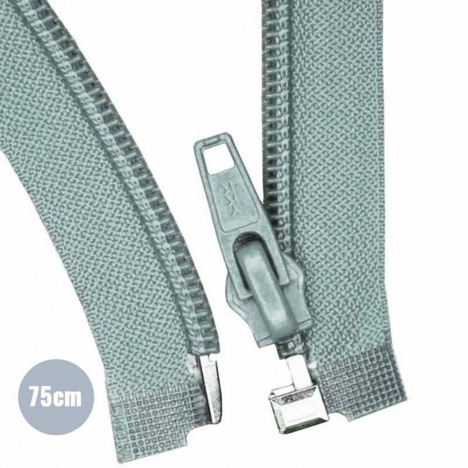 Cerniera Lampo Divisibile YKK Antico Verde 75CM Nylon - (Divisibile Cerniera Lampo YKK In Plastica)