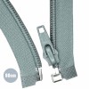 Deelbare Spiraalrits YKK Oud Groen (257) 80CM Nylon