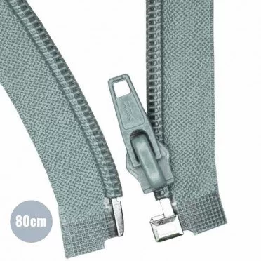 Cerniera Lampo Divisibile YKK Antico Verde 80CM Nylon - (Divisibile Cerniera Lampo YKK In Plastica)