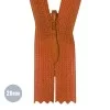 Cerniera Lampo Invisibile Cognac (102) YKK 20CM Non Separabile