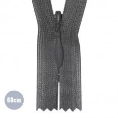 Invisible Zipper Dark Grey (306) YKK 60CM Not Divisible