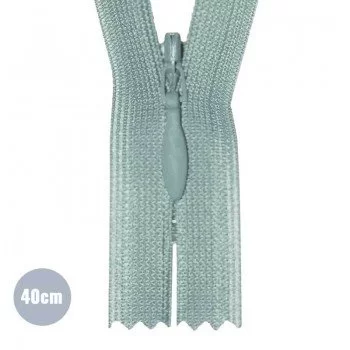 Fermetures Éclair Invisible Vieux Vert (257) YKK 40CM Non Séparable