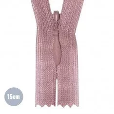 Cerniera Lampo Invisibile Rosa Antico (221) YKK 15CM Non Separabile Cerniera Lampo Invisibile Rosa Antico (221) YKK 15CM Non Separabile