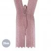 Invisible Zipper Old Pink YKK 20CM Not Divisible - (Invisible Zippers YKK)