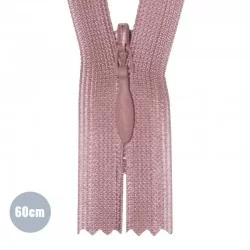Cerniera Lampo Invisibile Rosa Antico (221) YKK 60CM Non Separabile Cerniera Lampo Invisibile Rosa Antico (221) YKK 60CM Non Separabile