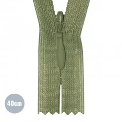 Verdecktem Reißverschluss Olive (566) YKK 40CM Nicht Teilbar Verdecktem Reißverschluss Olive (566) YKK 40CM Nicht Teilbar