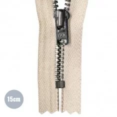 Metal Lynlås YKK Ikke Delelig Beige (573) 15CM