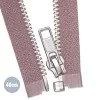 Silver Metal Divisible Zipper YKK Old Pink (221) 40CM