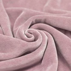Nicki Velour Stoff Altrosa Nicki Velour Stoff Altrosa