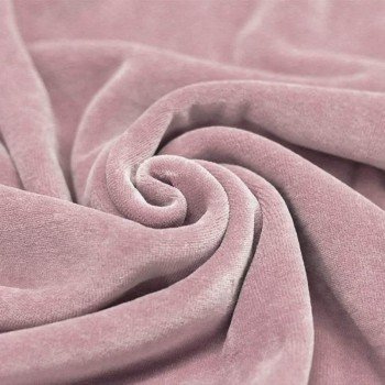 Tessuto Velluto Di Cotone Nicky Rosa Antico Tessuto Velluto Di Cotone Nicky Rosa Antico