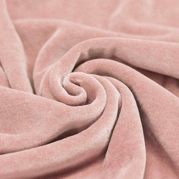 Tessuto Velluto Di Cotone Nicky Nude Rosa Tessuto Velluto Di Cotone Nicky Nude Rosa