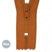 Cerniera Lampo Spirale YKK Cognac 45CM Nylon Cerniera Lampo YKK Cognac 45CM Nylon Non Separabile - (Indivisibili Cerniera Lampo YKK In Plastica)