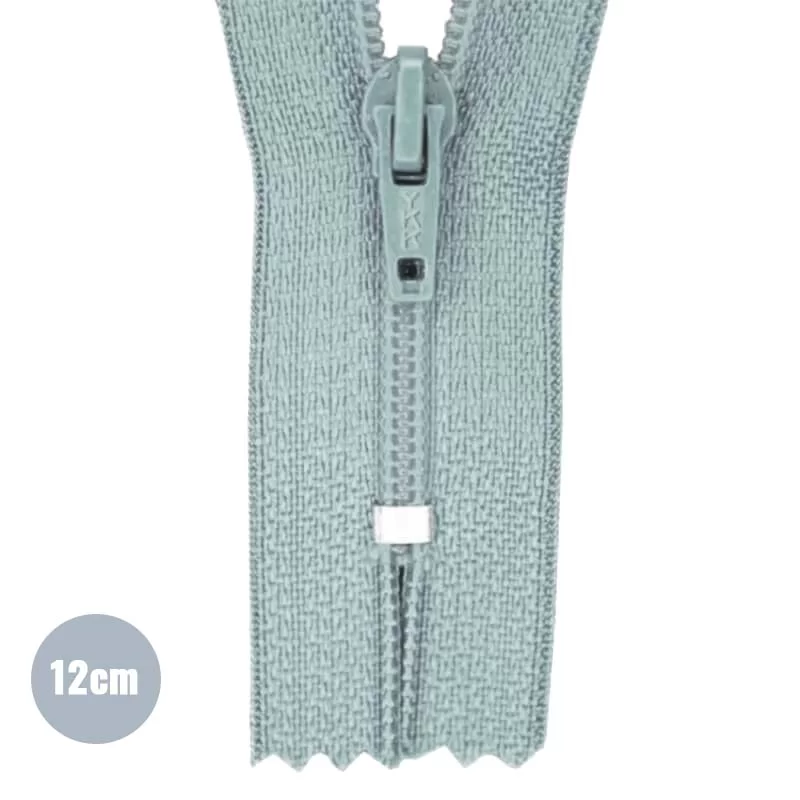 Japonrits YKK Oud Groen (257) 12CM Nylon Niet Deelbaar