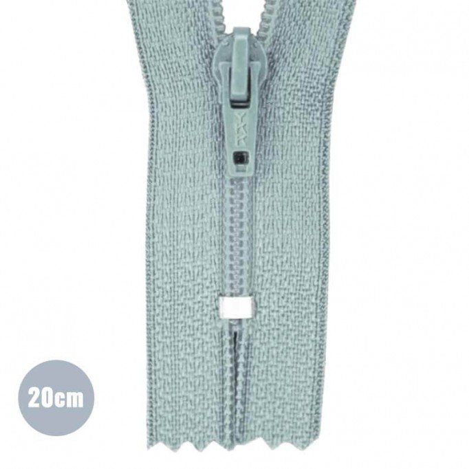 Fermetures Éclair Vieux Vert 20CM Nylon Non Séparable - (Non Séparable Fermetures Éclair Nyon YKK)