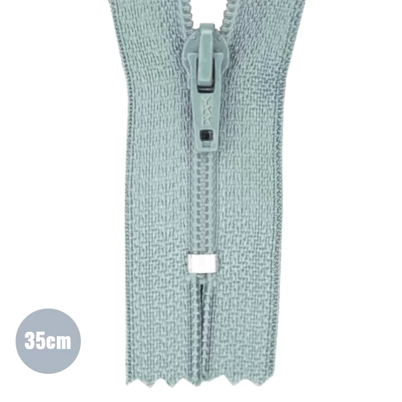 Japonrits YKK Oud Groen (257) 35CM Nylon Niet Deelbaar