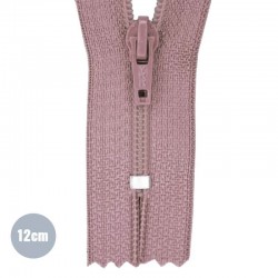 Coil Zipper YKK Old Pink (221) 12CM Nylon Not Divisible