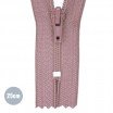 Japonrits YKK Oud Roze (221) 25CM Nylon Niet Deelbaar Rits YKK Oud Roze 25CM Nylon Niet Deelbaar - (Niet Deelbare Nylon Ritsen YKK)