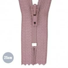 Spiral Lynlås YKK Gammel Pink (221) 25CM Nylon Ikke Delbar