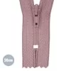 Spiral Lynlås YKK Gammel Pink (221) 30CM Nylon Ikke Delbar