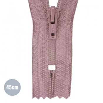 Japonrits YKK Oud Roze (221) 45CM Nylon Niet Deelbaar Japonrits YKK Oud Roze (221) 45CM Nylon Niet Deelbaar