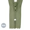 Cerniera Lampo Spirale YKK Oliva (566) 35CM Nylon Non Separabile