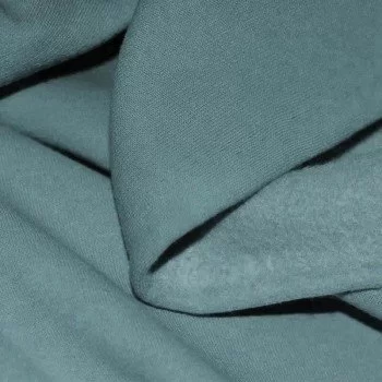 Tissu Sweat Molleton Vieux Vert  Tissu Sweat Molleton Vieux Vert