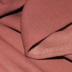 Tessuto Felpa Cotone Argilla Rosa Tessuto Felpa Cotone Argilla Rosa