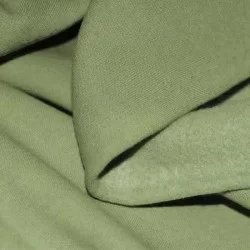 Tessuto Felpa Cotone Oliva Tessuto Felpa Cotone Oliva