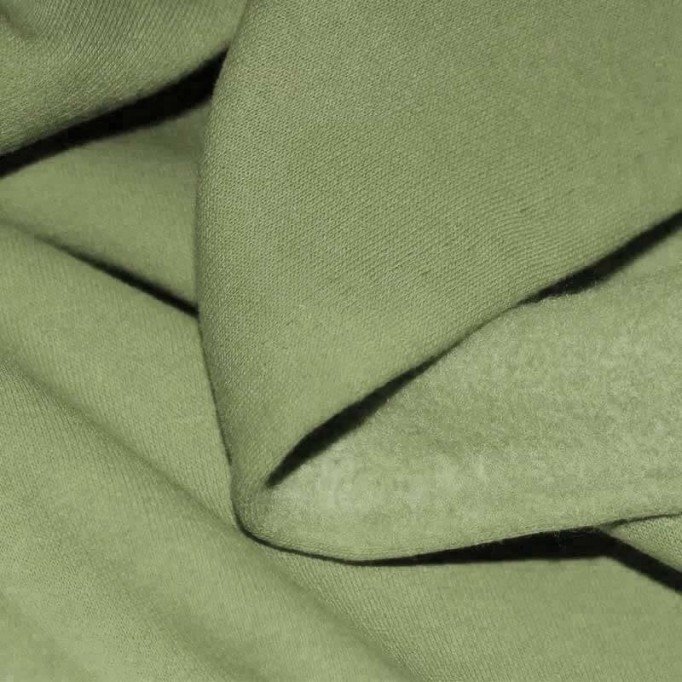 Tissu Jogging Olive  - (Jogging Tissu)