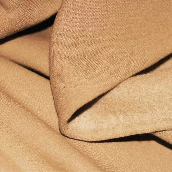 Tissu Sweat Molleton Chameau - (Tissu Sweat Molleton)