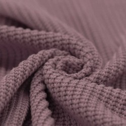Big Knit Fabric Old Mauve