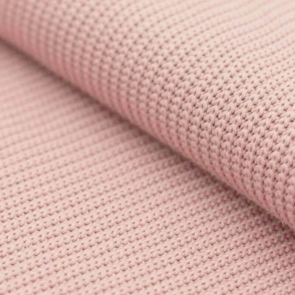 Tessuto Lavorato a Maglia Nude Rosa