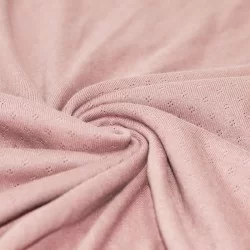 Tessuto A Maglia Pointoille (Mini) Nude Rosa Tessuto A Maglia Pointoille (Mini) Nude Rosa