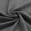 Wide Drop Needle Rib Fabric Dark Grey Melange - (Jersey Fabrics)
