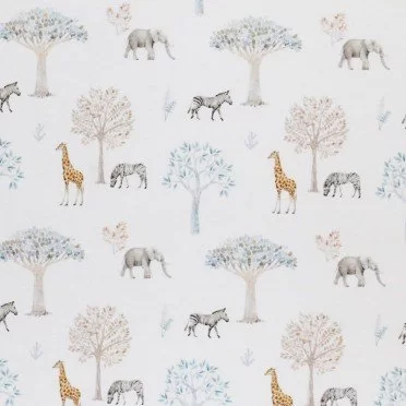 Dzianina Bawełniana Druk Cyfrowy - Mini Safari | Rijs Textiles Dzianina Bawełniana Druk Cyfrowy - Mini Safari Dzianina Jersey Bawełna Druk Cyfrowy