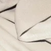 Tessuto Felpa Cotone Beige Chiaro