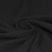 Tessuto Jersey Di Cotone a Coste Grande Nero - (Jersey Tessuti)