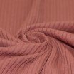Tissu Maille Tricot à Grosses Cotes Rose Argile - (Tissus Jersey)