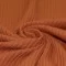 Tessuto Jersey Di Cotone a Coste Grande Cognac - (Jersey Tessuti)