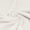 Wide Drop Needle Rib Fabric Ecru - (Jersey Fabrics)