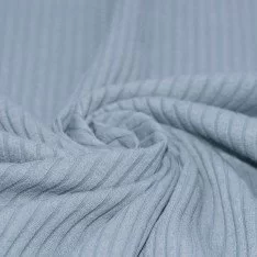 Wide Drop Needle Rib Fabric Light Jeans