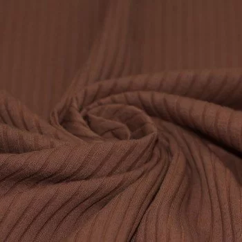 Wide Drop Needle Rib Fabric Light Brown Wide Drop Needle Rib Fabric Light Brown