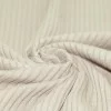 Tissu Maille Tricot à Grosses Cotes Beige Naturel