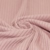 Wide Drop Needle Rib Fabric Nude Pink