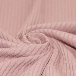 Tessuto Jersey Di Cotone a Coste Grande Nude Rosa Tessuto Jersey Di Cotone a Coste Grande Nude Rosa