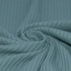 Wide Drop Needle Rib Fabric Old Green