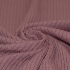 Wide Drop Needle Rib Fabric Old Mauve