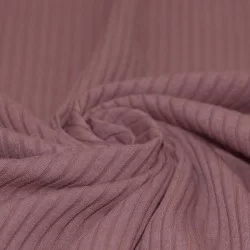 Breitcord Rippjersey Stoff Altmauve Breitcord Rippjersey Stoff Altmauve