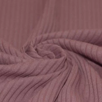 Wide Drop Needle Rib Fabric Old Mauve Wide Drop Needle Rib Fabric Old Mauve