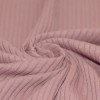 Wide Drop Needle Rib Fabric Old Pink